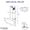 Вытяжка Minola HDN 5224 WH 700 LED