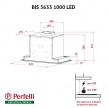 Вытяжка Perfelli BIS 5633 I 1000 LED