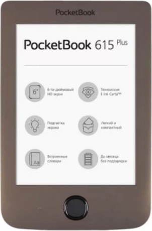 Електронна книга PocketBook 615 Plus Dark Brown