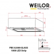 Вытяжка Weilor PBS 52300 GLASS WH 1000 LED Strip